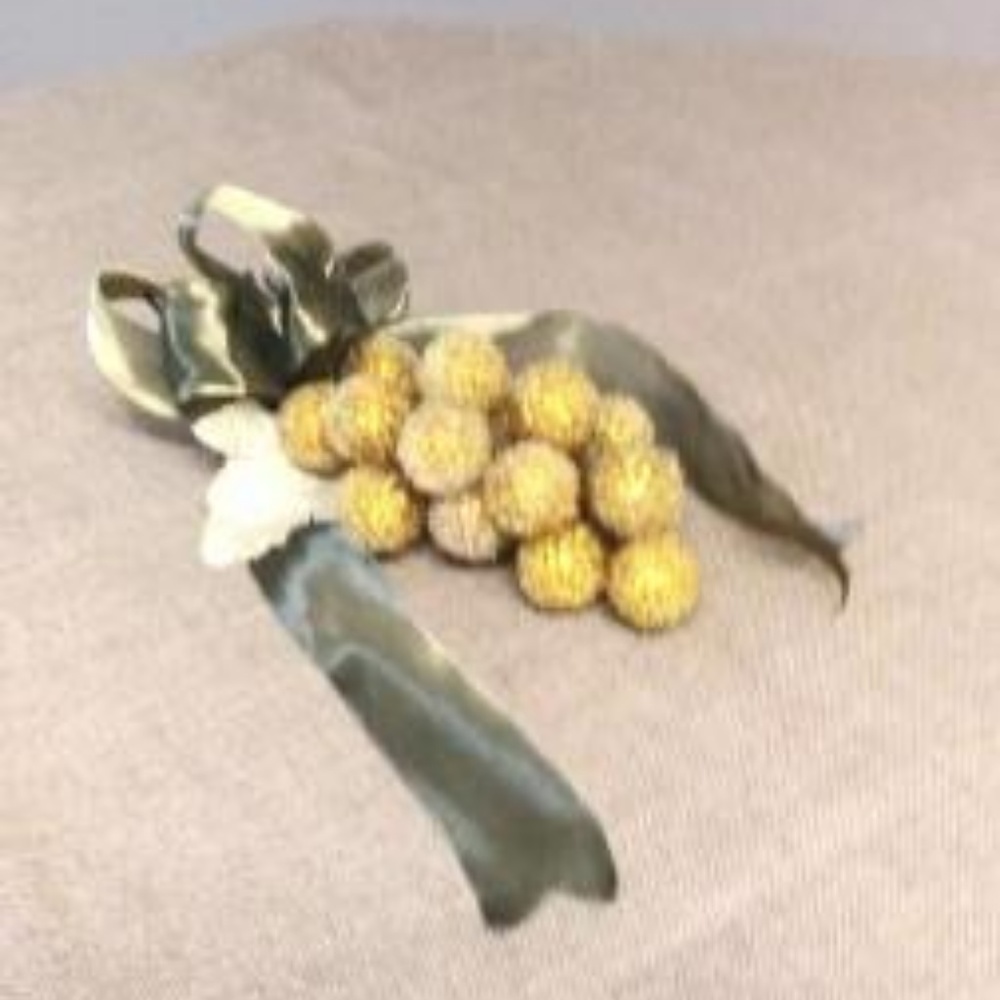 Gold Shimmery Christmas Grapes - Picture 4 of 4